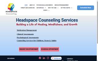 Headspace Counseling Services - East Lansing website