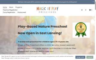 Magic of Play Preschool, LLC website