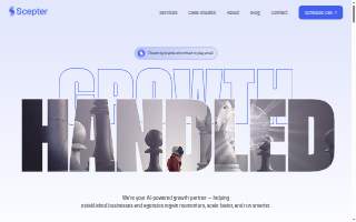 Scepter Marketing of Okemos website
