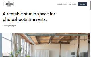The Lansing Studio website