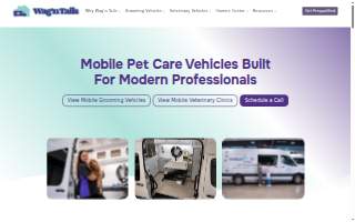 Wag 'N Tails Pet Resort website