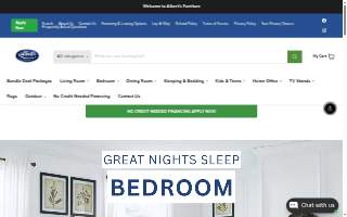 Alberts Furniture & Mattress of Eastpointe website