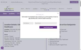 CNS Healthcare website