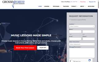 Grosse Pointe Music Academy of Eastpointe website