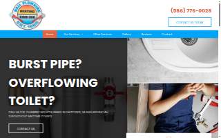Hall Plumbing & Heating website