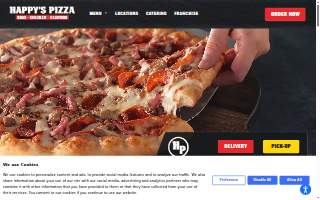 Happy's Pizza of Eastpointe website
