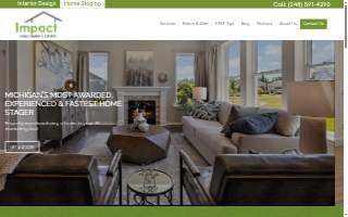 Impact Home Staging Experts of Warren website