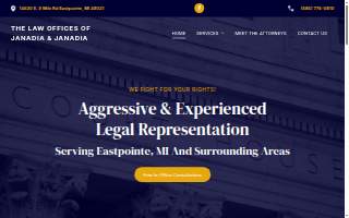 Law Offices of Janadia & Janadia website