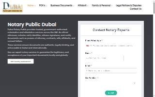 Notary Public On The Go LLC website