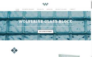 Wolverine Glass Block Inc website