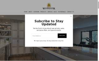 Woodmaster Kitchens of Michigan website