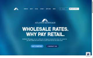 Atlantis Mortgage website