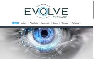 Evolve Eyecare of Farmington website