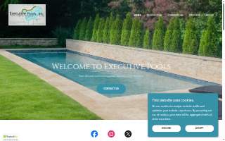 Executive Pools Inc website