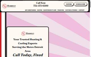 Harriman Heating & Air Conditioning website
