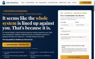 Andrew Kassab Law website