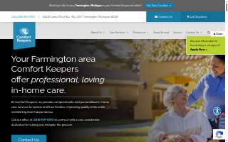 Comfort Keepers In-Home Care of Farmington Hills website