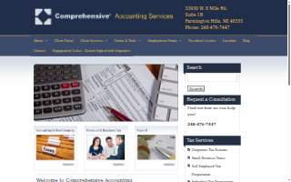 Comprehensive Accounting Services of Farmington Hills website