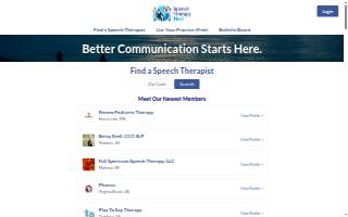 Detroit Speech Therapy website