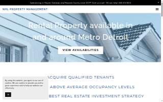 NHL Property Management website