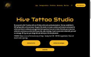 Hive Tattoo Studio website