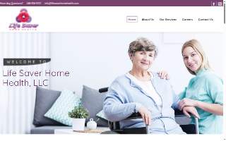 Life Saver Home Health website