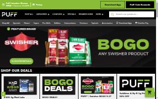 Puff & Chill Smoke Shop website