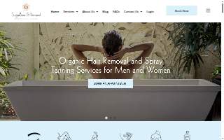 SugarBare & Bronzed website