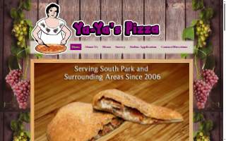 Yaya's Pizza website