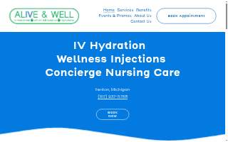 Alive & Well Fenton website