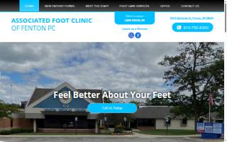Associated Foot Clinic of Fenton PC website