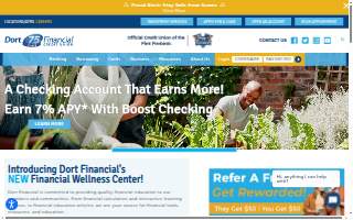 Dort Financial Credit Union of Fenton website