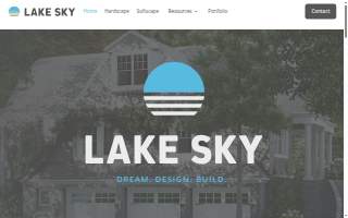 Lake Sky Landscaping website