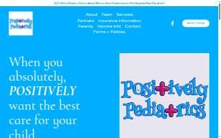 Positively Pediatrics website