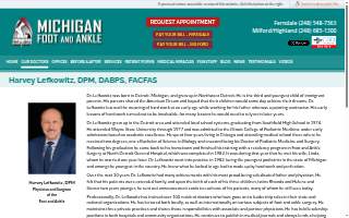 Harvey Lefkowitz, DPM, PC website