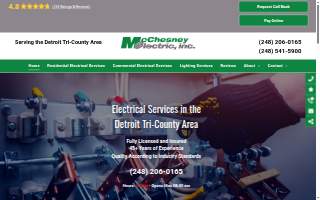 McChesney Electric, Inc of Oak Park website