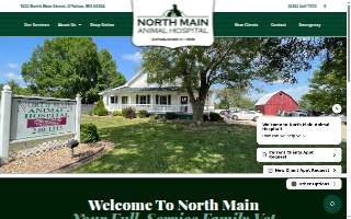 North Main Animal Hospital of Ferndale website