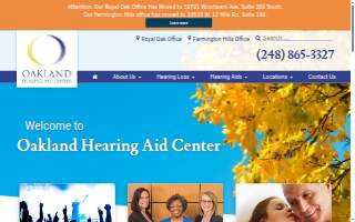 Oakland Hearing Aid Center of Ferndale website