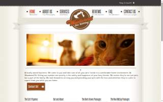 Woodward Pet Sitting website