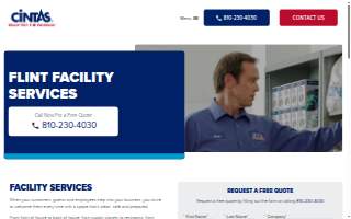 Cintas Facility Services of Flint website