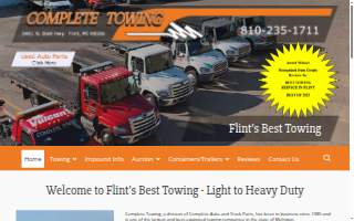 Complete Towing website