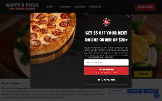 Happy's Pizza of Flint website