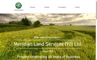 Meridian Land Surveying website