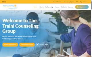 The Traini Counseling Group website