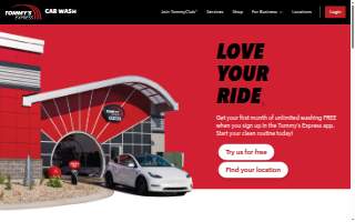 Tommy's Express® Car Wash of Austintown website
