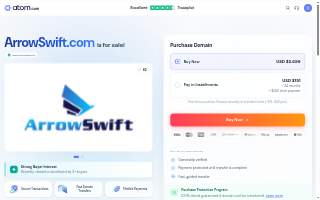 Arrow Swift Printing & Office Supply website