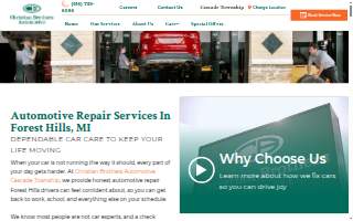 Christian Brothers Automotive Cascade Township website