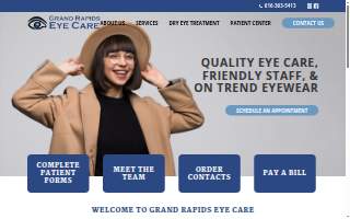 Grand Rapids Eye Care of Forest Hills website