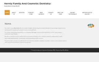 Hernly Family & Cosmetic Dentistry website