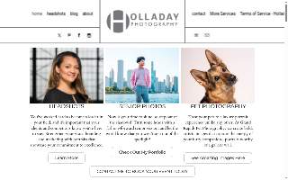 Holladay Photography website